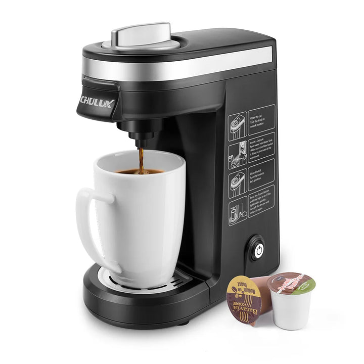 Tragbare Kapsel-Kaffeemaschine - Kompakte Espresso- und K-Cup-Kaffeemaschine